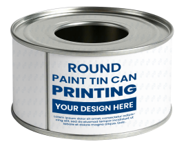 Lon Thiếc In Đựng Sơn 500ml (Φ113x70)